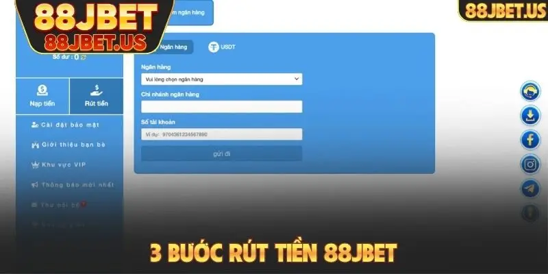 Trang chủ 23 3 bước rút tiền 88JBET