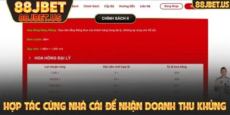 Đại lý 88JBET 3 Hợp tác cùng nhà cái để có cơ hội nhận doanh thu khủng