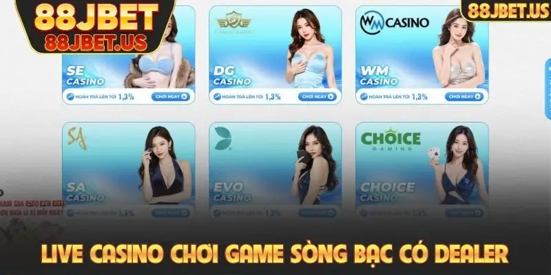 Trang chủ 27 Live casino chơi game sòng bạc có dealer
